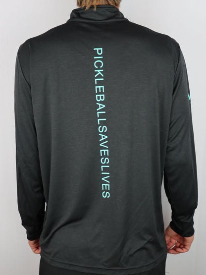 Pickleball Saves Lives Qtr-Zip Long Sleeve