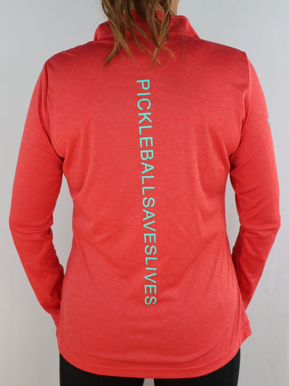 Pickleball Saves Lives Qtr-Zip Long Sleeve